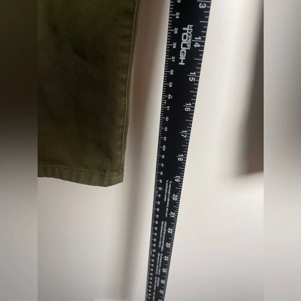 Lauren Jeans Co Green Crop Plus Size 12 - Picture 5 of 8